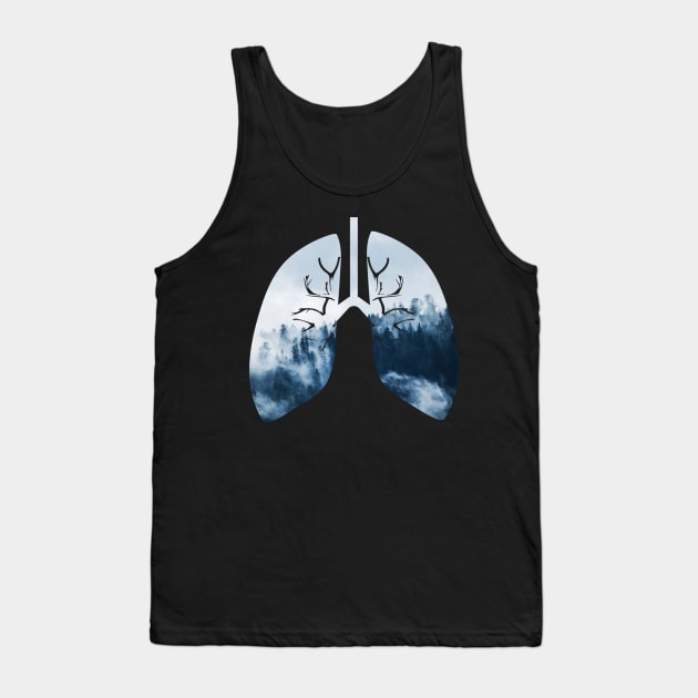 I breath Forest Tank Top by MouadbStore